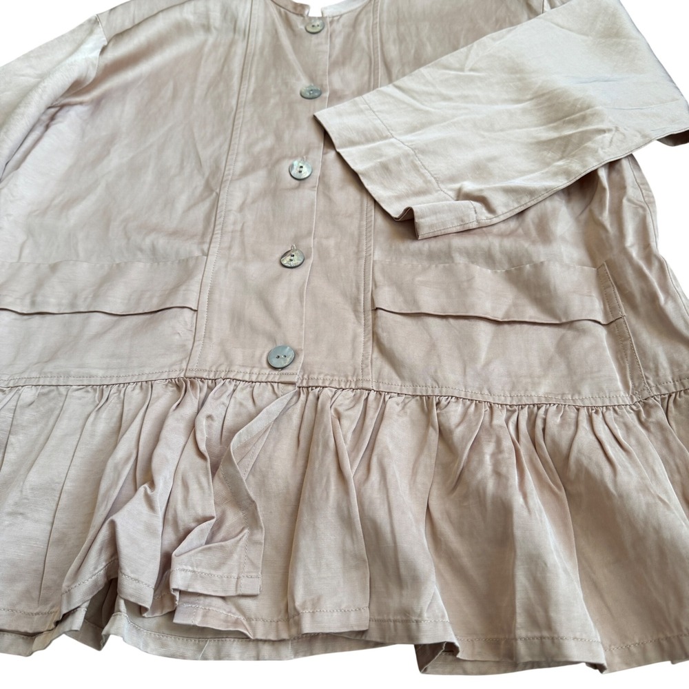 BITTE KAI RAND blush ruffle hem‎ jacket - Picture 7 of 7